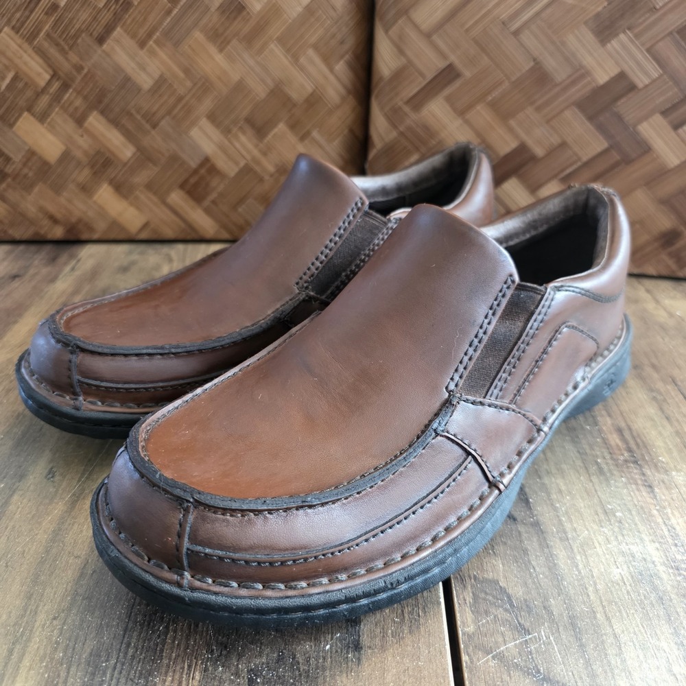 Streetcars Shoes Men's Size 9.5M Brown Leather ASC‎ Slip On Loafer Comfort